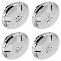 Caltric Front And Rear Wheel Hub Cover Compatible With Polaris Sportsman 550 Touring 2010-2014 4x