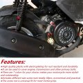 Qiilu 30pcs Motorcycle Motorbike Screw Nut Bolt Cap Cover Decoration For Yamaha Kawasaki A