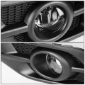 Auto Dynasty Compatible With Honda Crv Rm Pair Of Bumper Driving Fog Lights W Bezel Switch Clear Lens