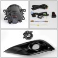 Auto Dynasty Compatible With Honda Crv Rm Pair Of Bumper Driving Fog Lights W Bezel Switch Clear Lens