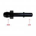 Fuel Adapter Fitting Fits For Gm Lsx 3 8 Quick Disconnect Factory Rails Ls1 Ls2 Ls6 L 6an Male To 3 Connect Straight Black