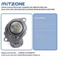 Engine Coolant Thermostat For 2006-2013 Mercedes Benz C230 C300 C350 E280 E350 Glk350 Ml350 Ml450 S400 Slk300 R350 Replace