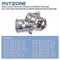 Engine Coolant Thermostat For 2006-2013 Mercedes Benz C230 C300 C350 E280 E350 Glk350 Ml350 Ml450 S400 Slk300 R350 Replace