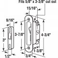 Prime-line Products 141725 Sliding Door Lock And Keeper Set