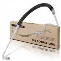 A-premium Automatic Transmission Oil Cooler Line Hose Assembly Compatible With Chevrolet Tahoe Blazer C1500 C2500 Suburban Gmc
