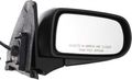 Protege 99-03 Side Mirror Right Passenger Power Smooth Painted Cap Folding 