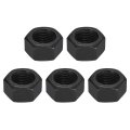 1 2-20 Unf Hex Nuts Carbon Steel Grade 8 Black Oxide Hexagon Nut For Screw Bolt 5 Of Pack 