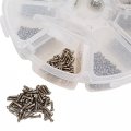 Iron Screw Assortment Kits For Glasses Eyeglasses Sunglasses Silver
