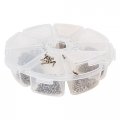 Iron Screw Assortment Kits For Glasses Eyeglasses Sunglasses Silver