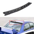 Rear Roof Window Visor Spoiler For 2003 2008 Mitsubishi Lancer Black Abs Plastic Tailgate Cap Molding Wing