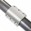 Hecasa Split Collar Tube Clamp Compatible With 1-3 4 Inch Od Utv Roll Bar Clamps Weldable Bolt On Cage Mounts 2 Pcs