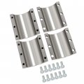 Hecasa Split Collar Tube Clamp Compatible With 1-3 4 Inch Od Utv Roll Bar Clamps Weldable Bolt On Cage Mounts 2 Pcs