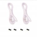 2pcs 3m Rgb Led Strip Extension Cable 4 Pin Connector Cord Wire For 5050 3528 2835 With 4x Male To 4-pin Adapter Plugs