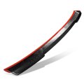 Rear Window Roof Spoiler Compatible With Chevy Camaro Coupe 2016-2018 Glossy Black Carbon Fiber