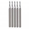 5pcs Carbide Ball Nose Cnc Router Bit 15mm End Mills 8 Shank 1 5mm Blade 
