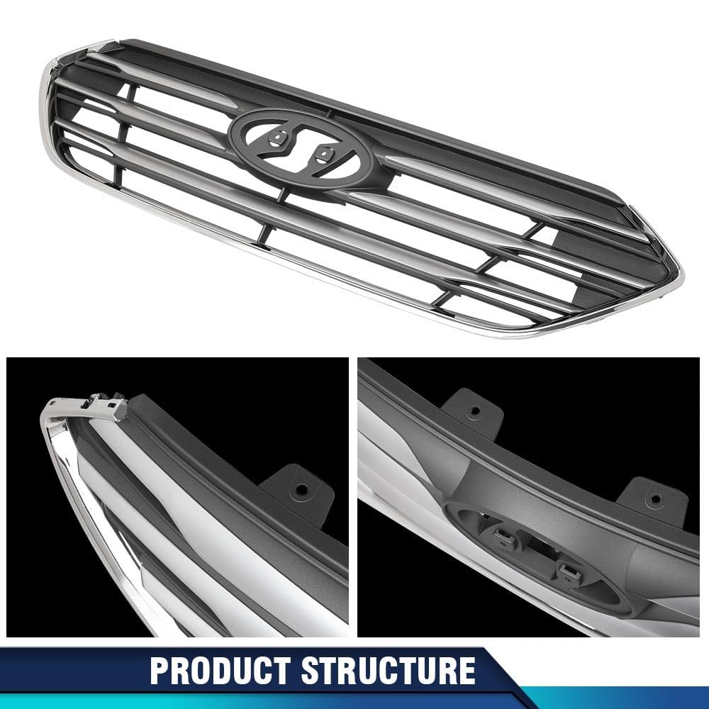 Grille Assembly Grill For Hyundai Santa Fe Sport 2017 2018 17 18 863514z500 Hy1200201