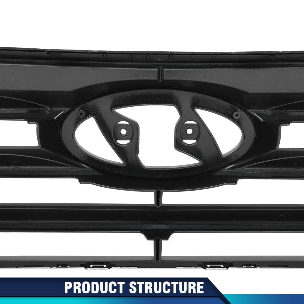 Grille Assembly Grill For Hyundai Santa Fe Sport 2017 2018 17 18 863514z500 Hy1200201