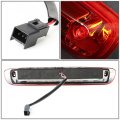 Compatible With Silverado Gmt900 Pair Of Black Housing Clear Corner Headlight Red Lens Led 3rd Brake Light