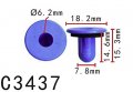 Autobahn88 Tail Light Rear Grommet Compatible With Honda Oem 91626ta0a01 Pack Of 20