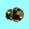 Cabinet Knob Bright Brass 1 Diameter Octogonal Renovators Supply 