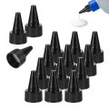 24 Pcs Snip Tip Applicator 1 Extra Tips Caps For Glue Replacement Plastic Adhesive Nozzle And Precision Bottle Tubes Dispensing 