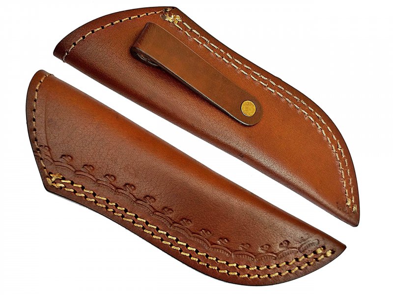 7 Long Handmade Leather Knife Sheath For A 9 Fixed Blade