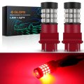 Glofe Strobe Flash 3156 3157 Red Led Bulbs 3056 3057kx 4157k 3047k 3157ll 4057k 3457 Brake Stop Tail Turn Signal Lights