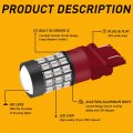 Glofe Strobe Flash 3156 3157 Red Led Bulbs 3056 3057kx 4157k 3047k 3157ll 4057k 3457 Brake Stop Tail Turn Signal Lights