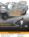 A-premium Power Window Regulator Compatible With Porsche 911 Boxster Cayman 2006-2012 Front Right Passenger Side