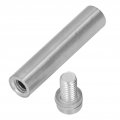 12 Pcs Standoff Screws X 60 Mm Stainless Steel Sign Holders Brushed Nickel Finish Mounting Hardware For Hanging Acrylic Picture