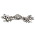Vicenza Designs K1216 Carlotta Sunflower Pull 3-inch Polished Silver 