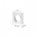 Uxcell Square Nuts M4x6mmx2mm Zinc-plated Metric Coarse Thread Assortment Kit 200 Pcs