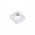 Uxcell Square Nuts M4x6mmx2mm Zinc-plated Metric Coarse Thread Assortment Kit 200 Pcs