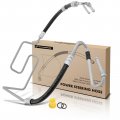 A-premium Power Steering Hose Pressure Line Assembly Compatible With Volkswagen Jetta 2011-2015 L4 2 0l Manual Trans Pump To