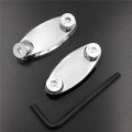 Httmt- Cbr 600 F4 F4i 900 Rr 929 954 1000rr Chrome Rr Mirror Block Off Base Plates Compatible With Hond