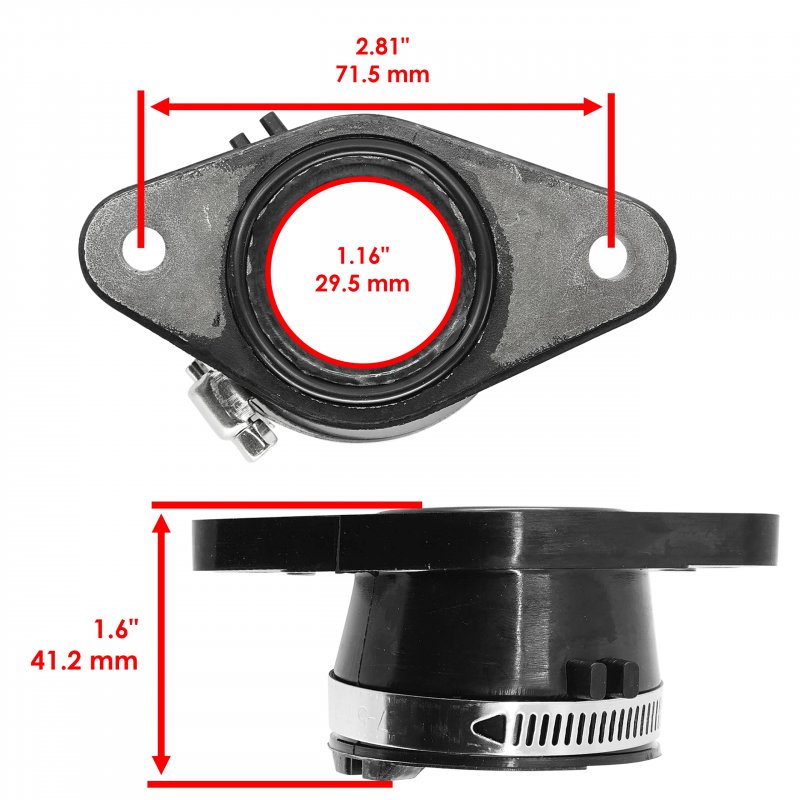 Caltric Carburetor With Intake Manifold Boot For Honda 16100-hn5-673 16210-hn5-671