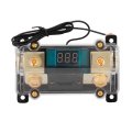 250a Audio Power Distribution Block Box Car Holder Digital Display 4 Way Ground 200a