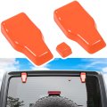 Rear Tail Door Window Hinge And Rain Wiper Nozzle Cover Trim For 2018 2024 Jeep Wrangler Jl Jlu Sport Sahara Freedom Rubicon 