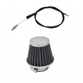 Wflnhb Carburetor Throttle Cable Air Filter Replacement For Honda Cb125s Xr100 Crf100f Xl100s Carb
