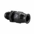 Alloyworks Black 6 An 3 8 Tube To Male Adapter W Brass Ferrule Hardline Compression 