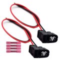2pcs 2-pin Fog Lamp Light Connector Pigtail For Toyota Corolla 2017-2023 Wiring Harness
