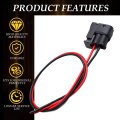 2pcs 2-pin Fog Lamp Light Connector Pigtail For Toyota Corolla 2017-2023 Wiring Harness