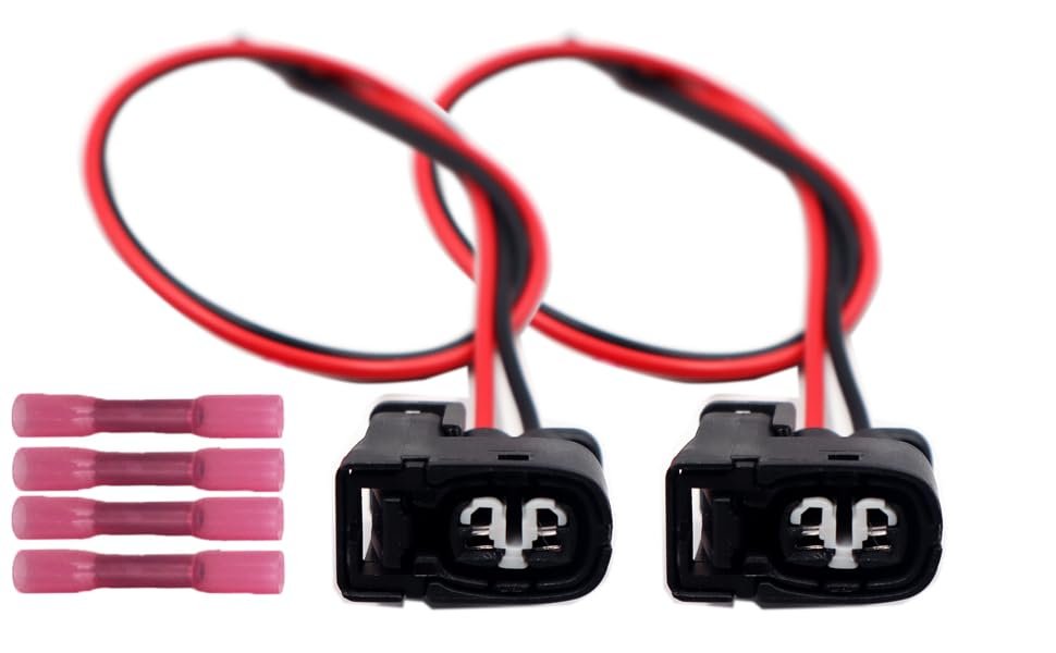 2pcs 2-pin Fog Lamp Light Connector Pigtail For Toyota Corolla 2017-2023 Wiring Harness