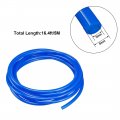 Uxcell Pneumatic Air Tubing 8mm Odx5mm Id 5 Meter 16ft Pu Polyurethane Compressor Tube Hose Pipe Blue