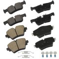 Brake Pads Front Rear D1892-9120 D1762-8993 Compatible For 2020-2022 Bmw 228i Xdrive Gran Coupe 2016-2022 X1 2017-2019 