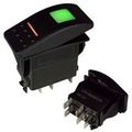 Carling Technologies V6d2s00b-azc00-000 Switch Rocker V Series Non-lighted Spdt On-off-on 