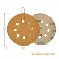Speedwox 100 Pcs 5 Inches 8 Hole Sanding Discs Assortment 20 Each Of 60 80 120 150 240 Assorted Grits Dustless Hook And Loop