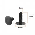 Uxcell 15pcs 5mm Hole Pickup Car Trim Boot Plastic Rivets Clip For Toyota