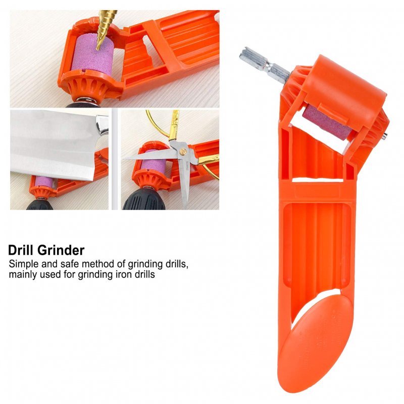 Drill Bit Sharpener Portable Straight Shank Twist Grinder Sharpening Machine Grinding Tool Incisive Polishing For Grinding Iron