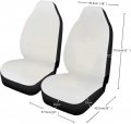 Cozeyat Paw Print Cars Front Driver Seat Cushion Universal Fit Softy Bucket Mat And Saddle Blanket Protector For Sedans Trucks